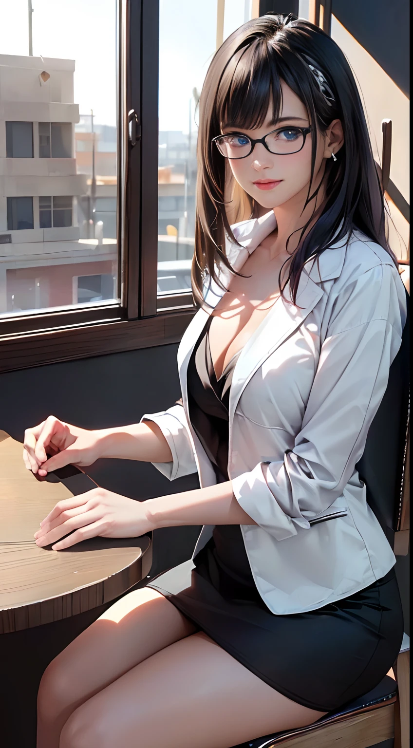 Tensura,Shuna,Woman in a suit, Live-action movie stills, Ponytail