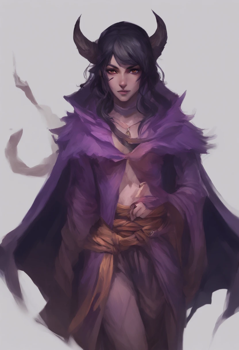 female, drow, sorcerer, young, innocent looking, brown eyes, black hair, dark purple skin, pointed ears, highest image quality, liang xing, purple skin:3,