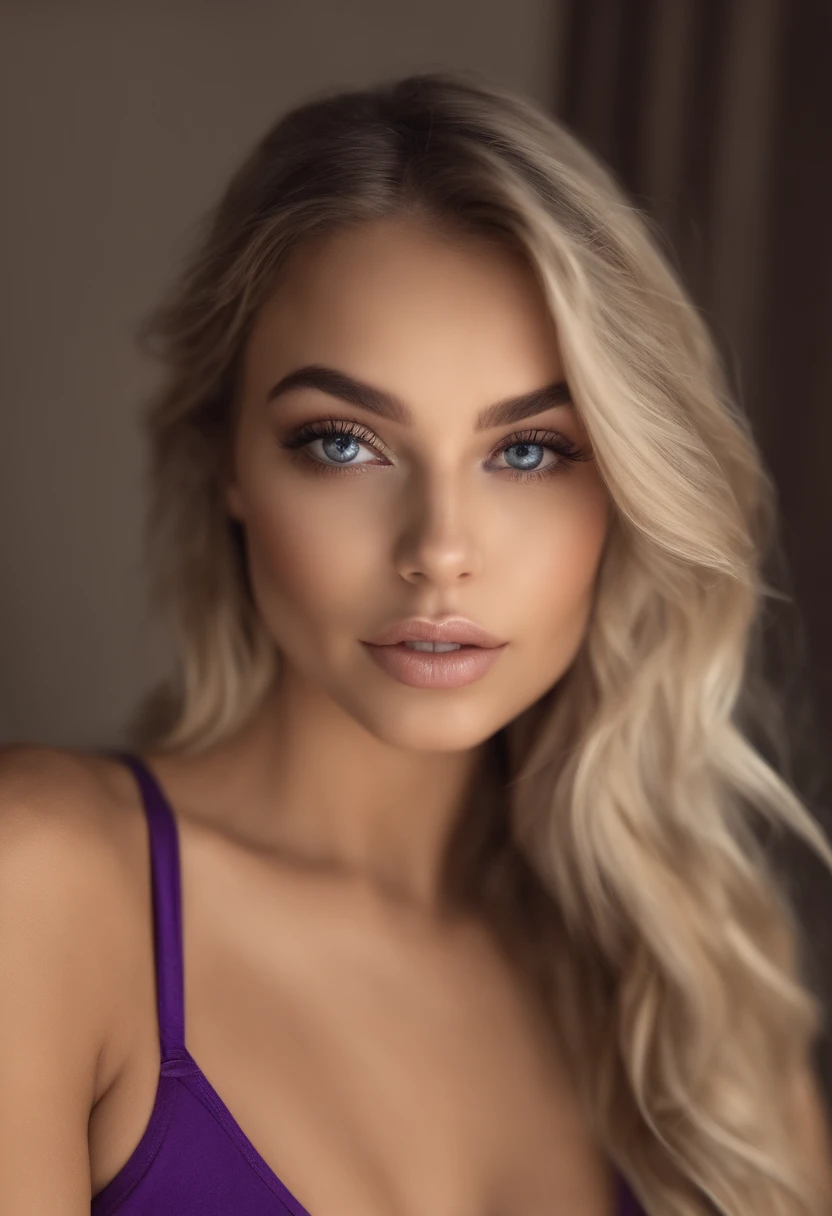 woman with matching tank top and panties, fille sexy aux yeux bleus, Portrait Sophie Mudd, Portrait de Corinna Kopf, cheveux blonds et grands yeux, selfie of a young woman, Les yeux dans la chambre, Violet Myers, ohne Maquillage, maquillage naturel, Look directly into the camera, Visage avec Artgram, dezentes Maquillage, Superbe photo du corps entier, dans la chambre, Fission