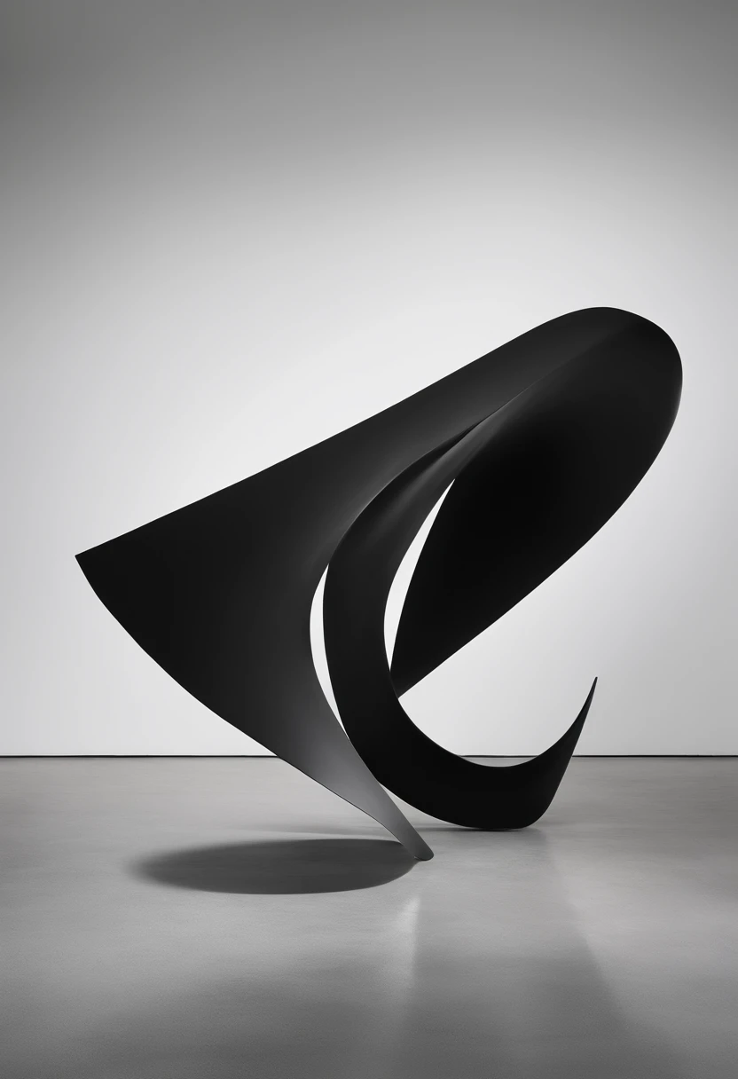 curves Minimalist, abstract monument, sculpture, monument sculpture, style by Isamu Noguchi
