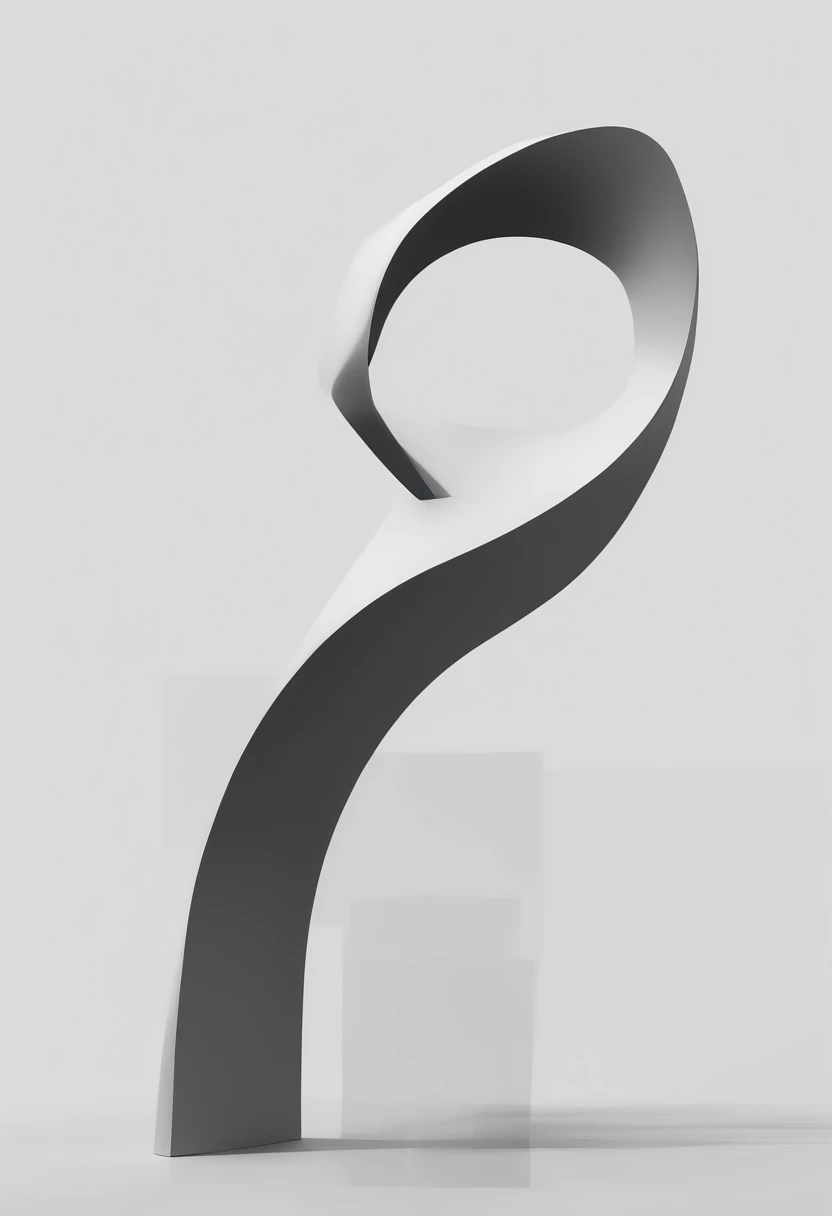 curves Minimalist, abstract monument, sculpture, monument sculpture, style by Isamu Noguchi, connections abstract monument