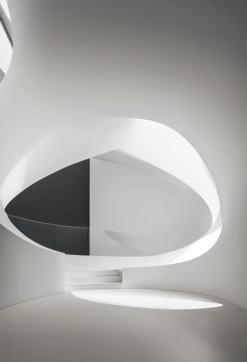 Minimalist,Minimalist monument, curves Minimalist