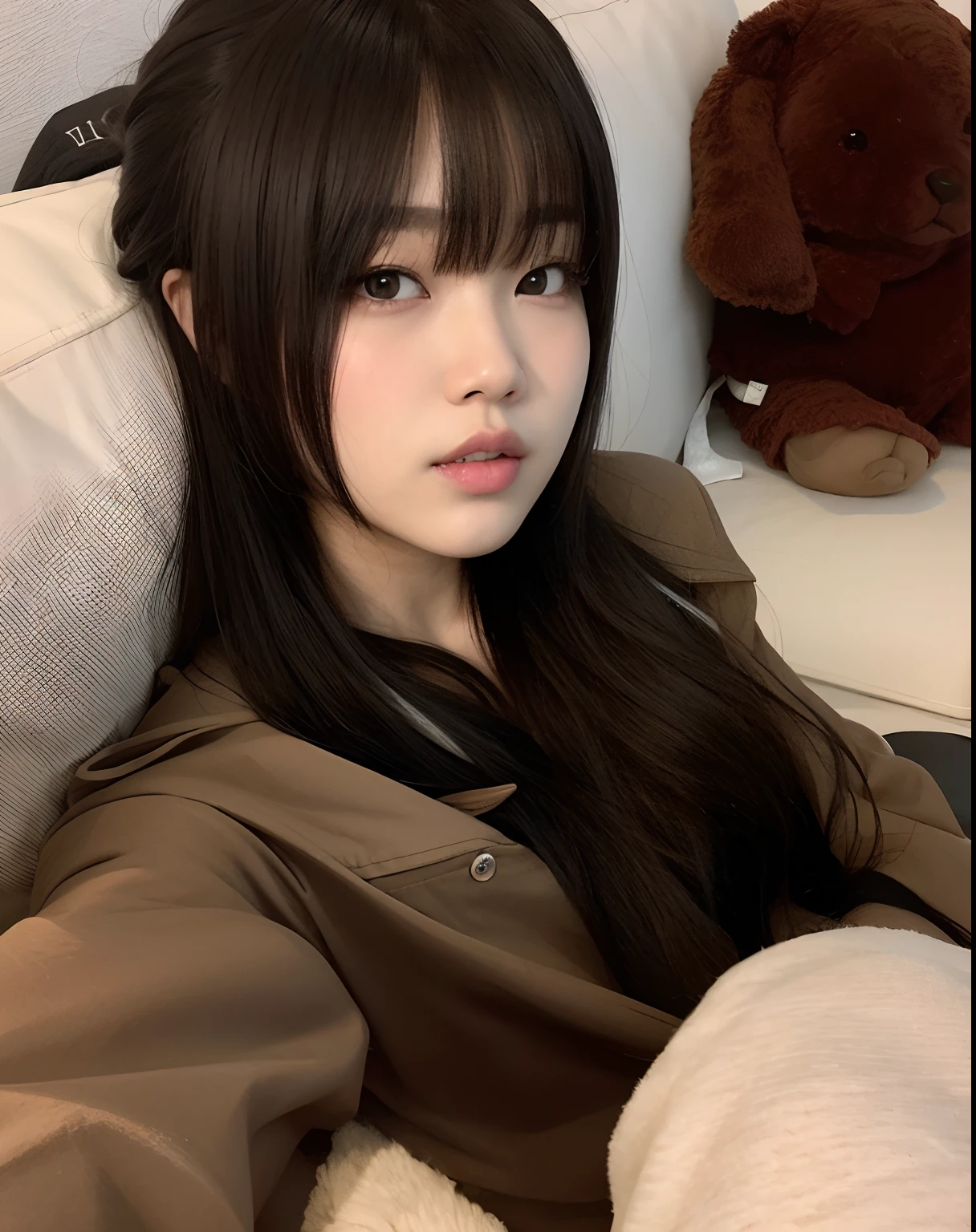Araffed Asian woman with long black hair wearing a white dress, maquiagem sul-coreana popular, Jennie Blackpink, maquiagem coreana popular, Parque Roseanne do Blackpink, jossi do blackpink, Retrato de Jossi do Blackpink, wan adorable korean face, Ulzzang, Lalisa Manoban do Blackpink, Lalisa Manobal, Jinyoung Canela, young cute wan asian face