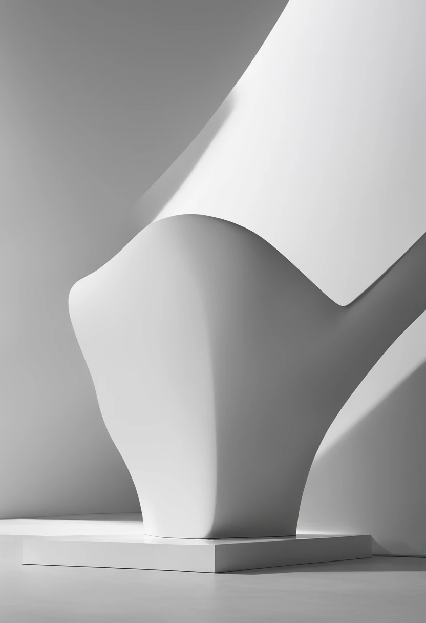 Minimalist monument, curves Minimalist, sculpture monument , 4 sides of the monument in pictures, war monument
