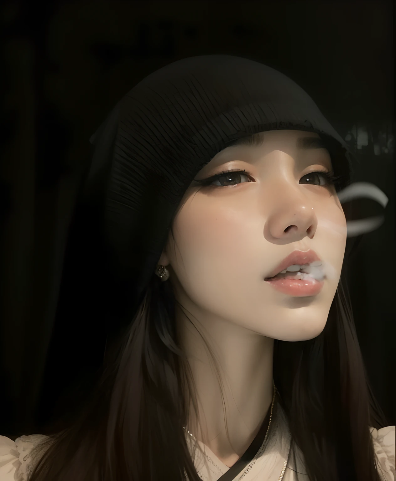Araffed Asian woman with long black hair wearing a white dress, maquiagem sul-coreana popular, Jennie Blackpink, maquiagem coreana popular, Parque Roseanne do Blackpink, jossi do blackpink, Retrato de Jossi do Blackpink, wan adorable korean face, Ulzzang, Lalisa Manoban do Blackpink, Lalisa Manobal, Jinyoung Canela, young cute wan asian face