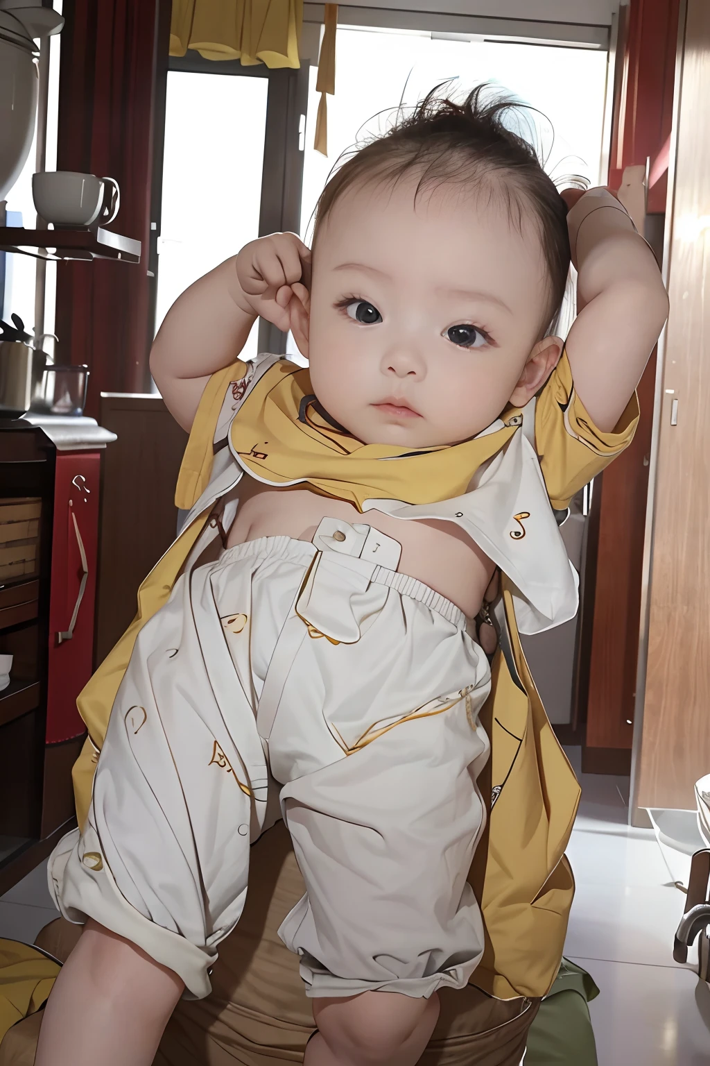 Qiao Yi,The one is welcoming the New Year,primitive, Masterpiece, ultra fine photos, Best quality, 超高分辨率