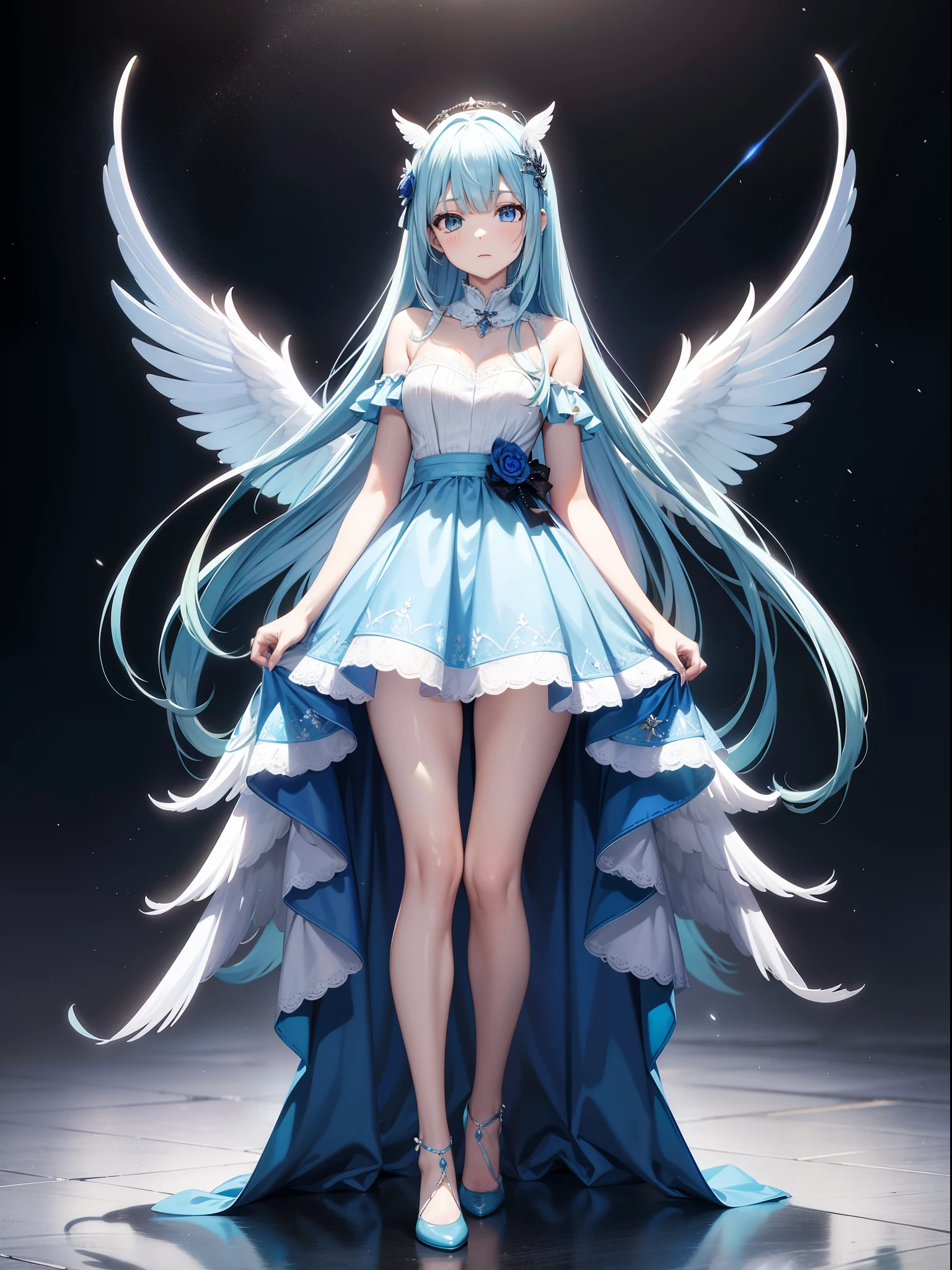 **Prompt:** Create an ultra-realistic 8K resolution image of a Harpy reimagined as the ultimate moe character, while retaining the iconic features of the mythical creature. The Harpy’s avian traits are delicately incorporated into her appearance, making her an irresistibly cute and endearing figure. Her face is soft and youthful, with large, sparkling eyes that exude innocence and curiosity. Her cheeks are slightly flushed, adding to her charm, and her small mouth is set in a sweet, playful smile.
Her hair is long and silky, with feathery tips that flutter with every movement, resembling the soft plumage of a bird. The hair color is a pastel shade, adding a whimsical touch to her appearance. She wears a frilly, pastel-colored outfit that combines elements of traditional moe fashion with avian details. The top has ruffled sleeves that resemble delicate wings, and her skirt is layered with feather-like patterns that sway as she moves.
Her arms and legs are adorned with soft, downy feathers that are both cute and cuddly, enhancing her bird-like qualities. She has small, delicate wings that flutter behind her, adding to her overall cuteness. Her feet are adorned with cute, claw-like boots that are both practical and adorable, perfectly complementing her overall aesthetic.
The background is a dreamy, pastel-colored world with floating clouds and gentle breezes, creating a serene and magical atmosphere that perfectly suits her moe persona. The image captures the essence of a Harpy as an irresistibly cute and charming moe character, blending myth and moe culture in a delightful and visually appealing way.