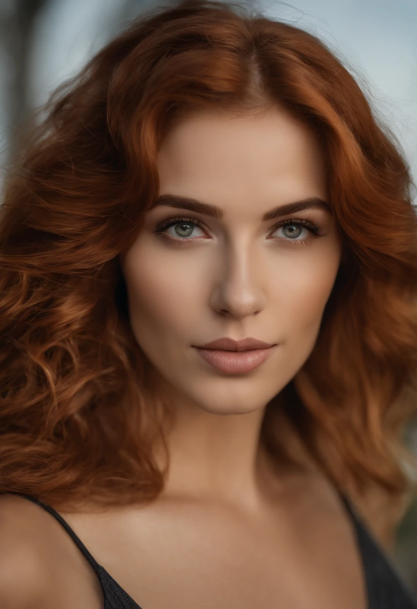 ((Full-Body Shot)),a photo of a seductive 46year old woman with loose styled redhead hair, bored, she is wearing a high class designer top, professional photoshoot, , mascara, (textured skin, skin pores:1.2), (moles:0.8), (imperfect skin:1.1), intricate details, goosebumps, flawless face, (light freckles:0.9), ((photorealistic):1.1), (raw, 8k:1.2), dark, muted colors, slate atmosphere, RAW candid cinema, 16mm, color graded portra 400 film, remarkable color, ultra realistic, textured skin, remarkable detailed pupils, realistic dull skin noise, visible skin detail, skin fuzz, dry skin, shot with cinematic camera, detailed skin texture, (blush:0.5), (goosebumps:0.5), subsurface scattering, close up, 1/4 portrait, face portrait, soft smile, kind eye, top half portrait
