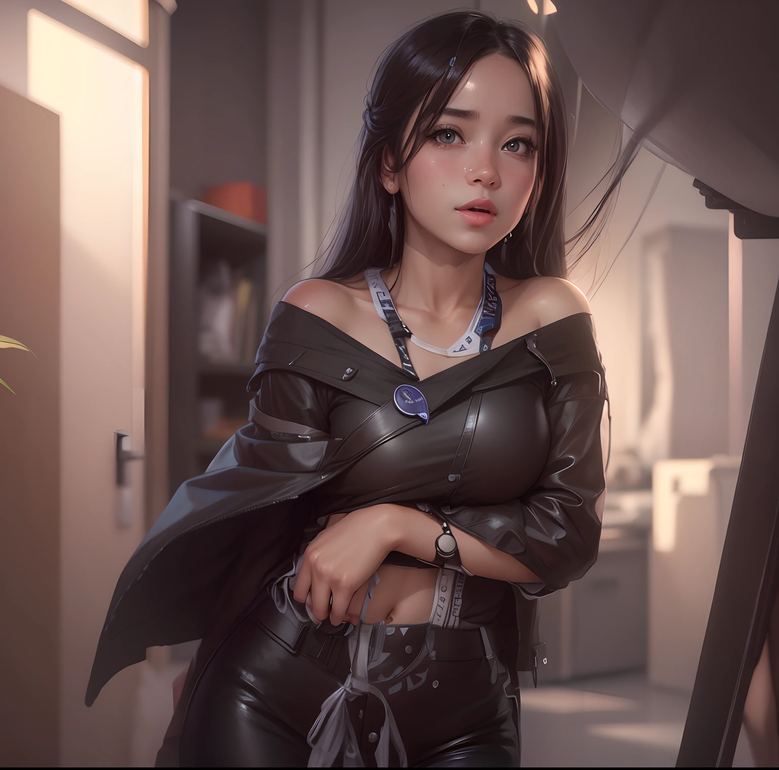 Cute girl ultra realistic --v 4