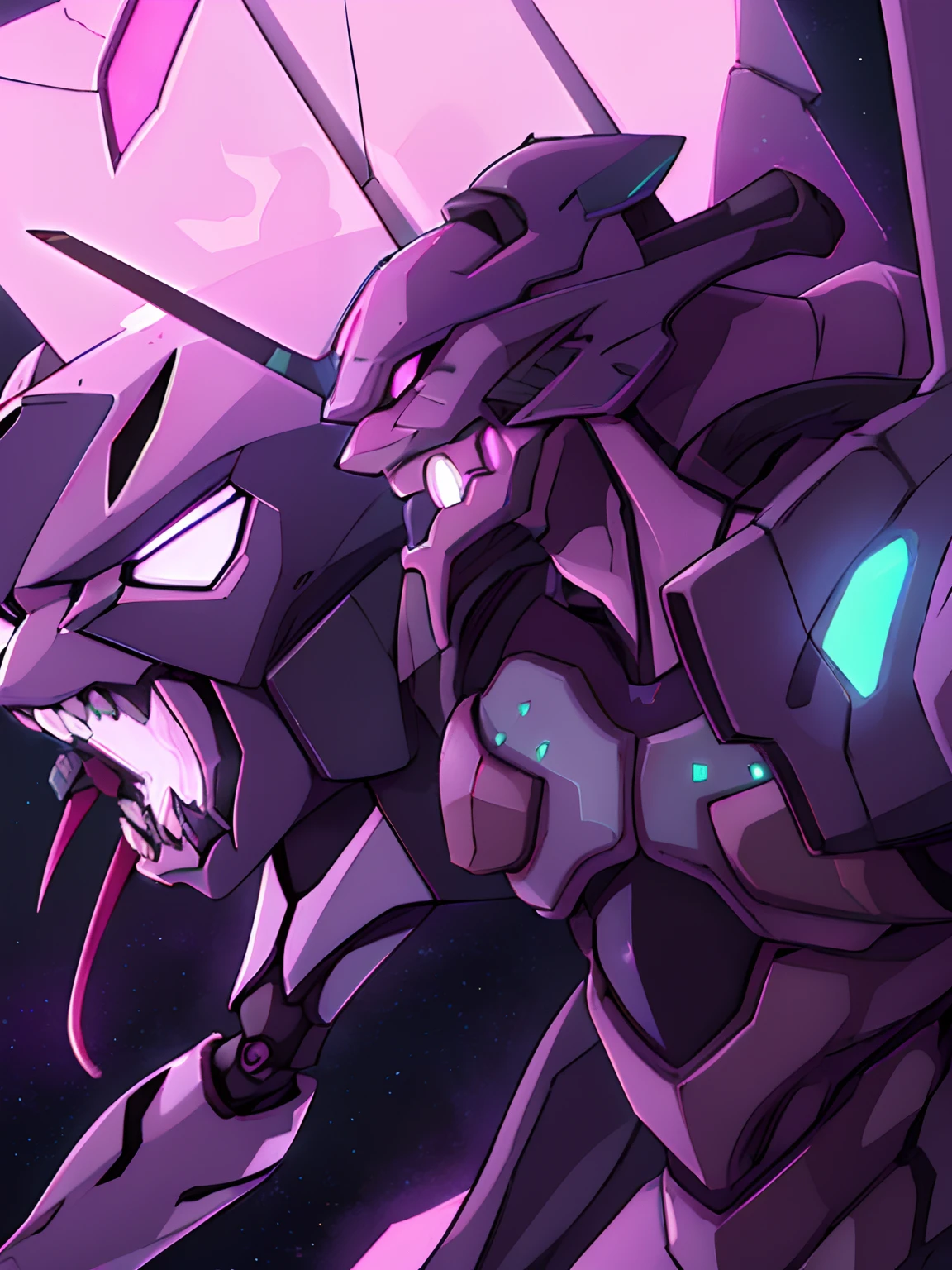 a close up of a cartoon of a robot with a sword, eva unit 0 1, neon genesis evangelion style, evangelion third impact inspired, neon genesis evangelion fanart, evangelion beast mode, gouf evangelion, ( evangelion ), from evangelion, evangelion anime, cool mecha style