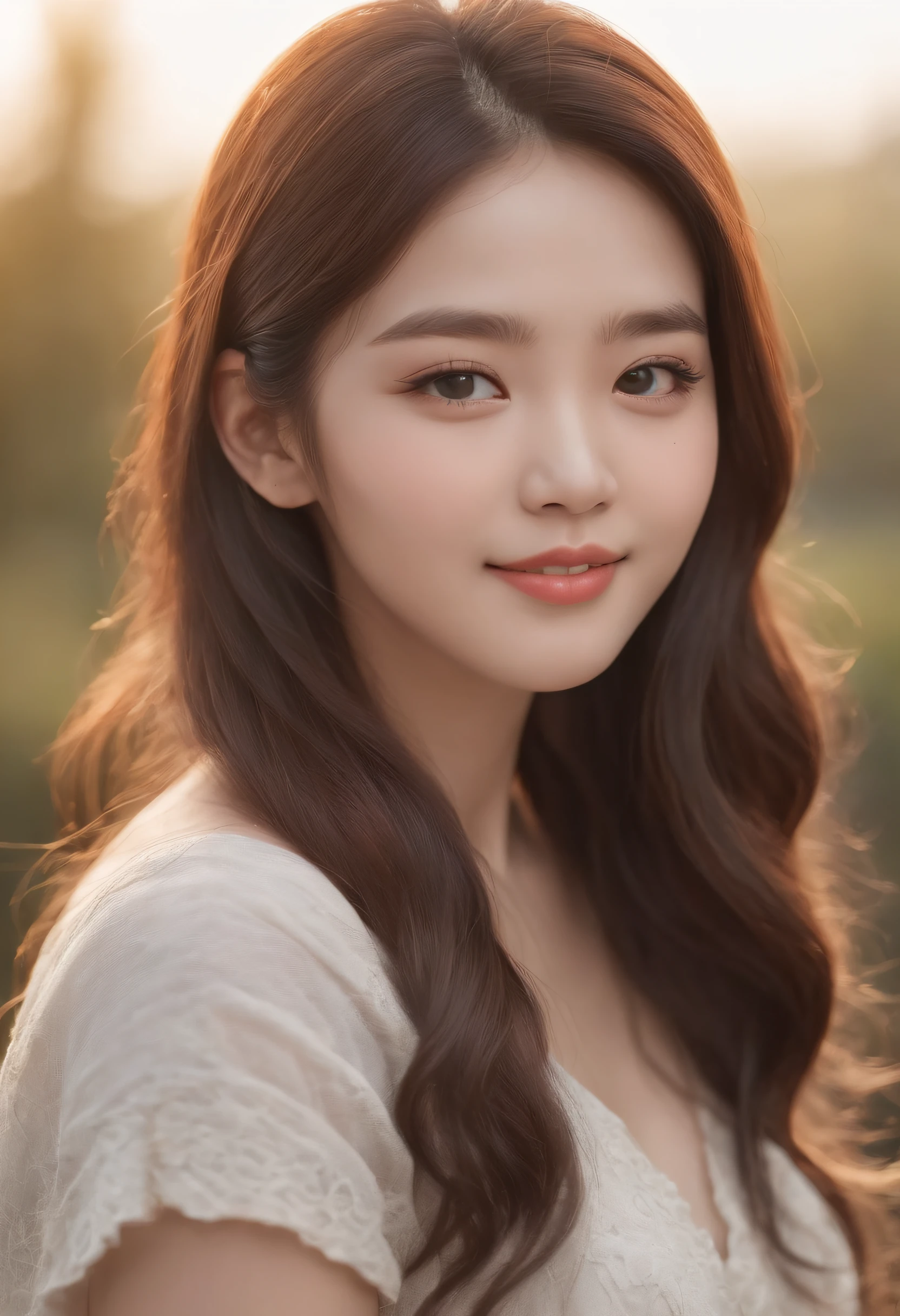 Super beautiful 20 year old Korean girl,Happy face,full bodyesbian, Cartoon style illustration, Cartoon Art Style, Cartoon Art Style, Digital illustration style, Highly detailed character design, Cute detailed digital art, Beautiful digital illustration, high quality portrait, comic book art, Asia, character design portrait, ((White background))