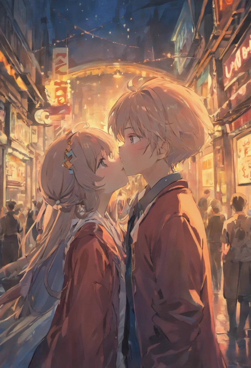 twogirls,Lingering,tongue kissing,Azur Route characters