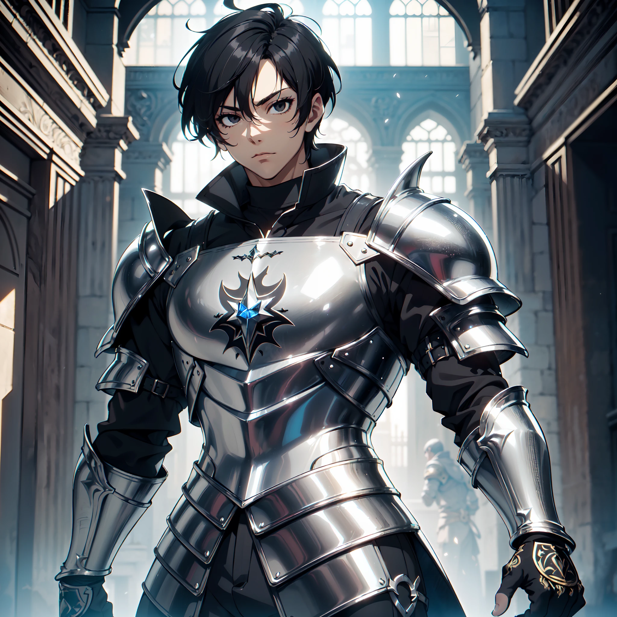 128K Ultra High Definition,
128K Ultra High Quality,
128K Ultra High Resolution,
Best Definition,
Best Quality,
Best Resolution,
Perfectly Detailed,
Perfectly Designed,
Extremely Detailed,
Extremely Designed,
Hyper Detailed,
Hyper Definition,
Hyper Quality,
Hyper Resolution,
Masterpiece,
(((Anime))),
Body Shot,
(((Boy))),
Handsome,
Muscular Body,
(((Black Short Hair))),
(((Black Eyes))),
(((Hyper Detailed & Perfectly Designed Platinum Armor Plates))),
(((Hyper Detailed & Perfectly Designed Engraving Jeweled Baron Armor))),
(((Inside Of Medieval Royal Palace Background Scenery))),