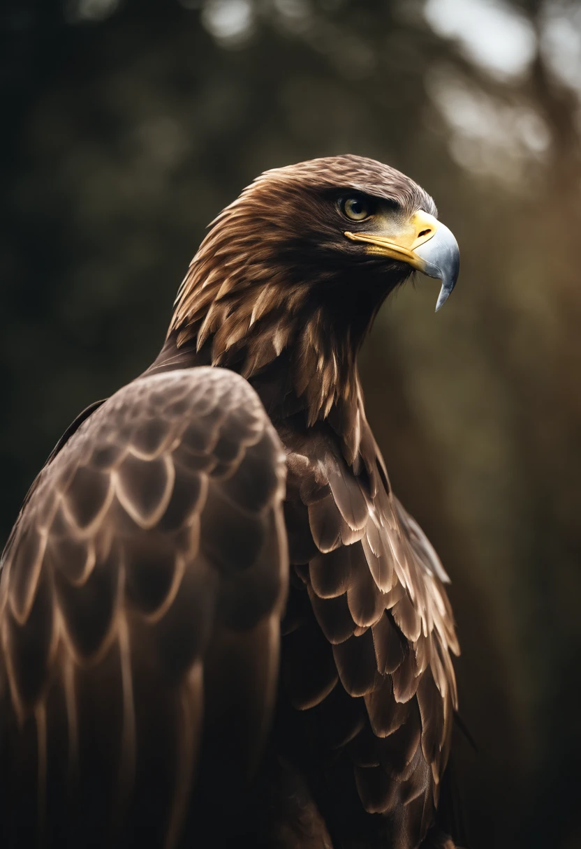 Criar retrato de um touro, with eagle wings