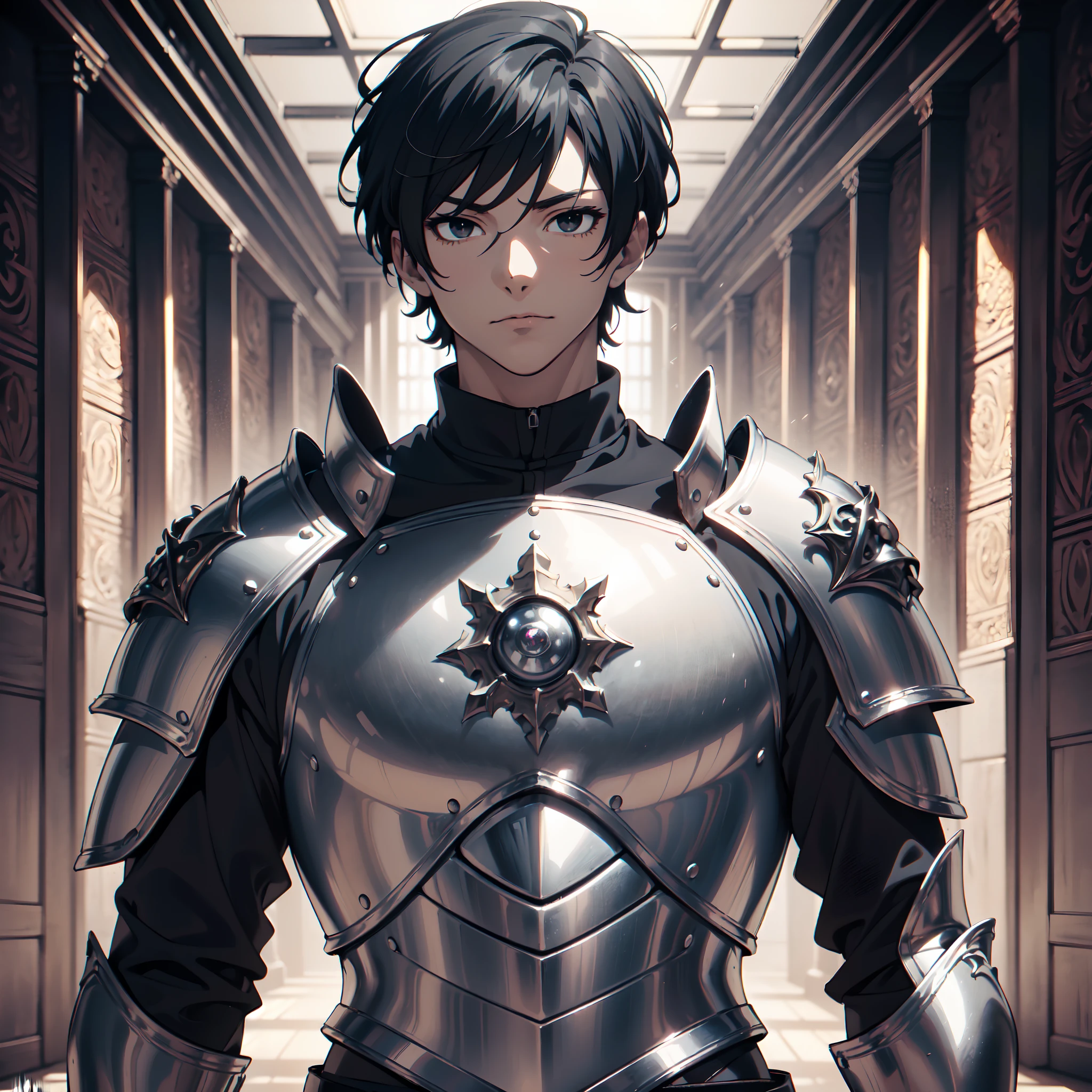 128K Ultra High Definition,
128K Ultra High Quality,
128K Ultra High Resolution,
Best Definition,
Best Quality,
Best Resolution,
Perfectly Detailed,
Perfectly Designed,
Extremely Detailed,
Extremely Designed,
Hyper Detailed,
Hyper Definition,
Hyper Quality,
Hyper Resolution,
Masterpiece,
(((Anime))),
Body Shot,
(((Boy))),
Handsome,
Muscular Body,
(((Black Short Hair))),
(((Black Eyes))),
(((Hyper Detailed & Perfectly Designed Platinum Armor Plates))),
(((Hyper Detailed & Perfectly Designed Engraving Jeweled Baron Armor))),
(((Inside Of Medieval Royal Palace Background Scenery))),