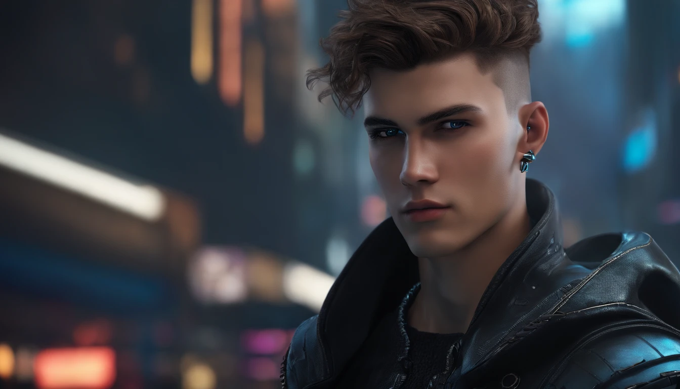 Change background cyberpunk handsome
boy, realistic face, 8k, ultra realistic