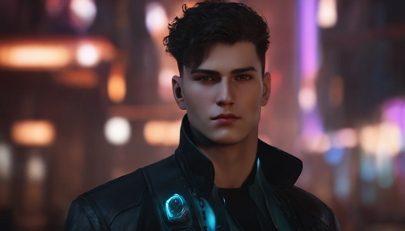 Change background cyberpunk handsome
boy, realistic face, 8k, ultra realistic