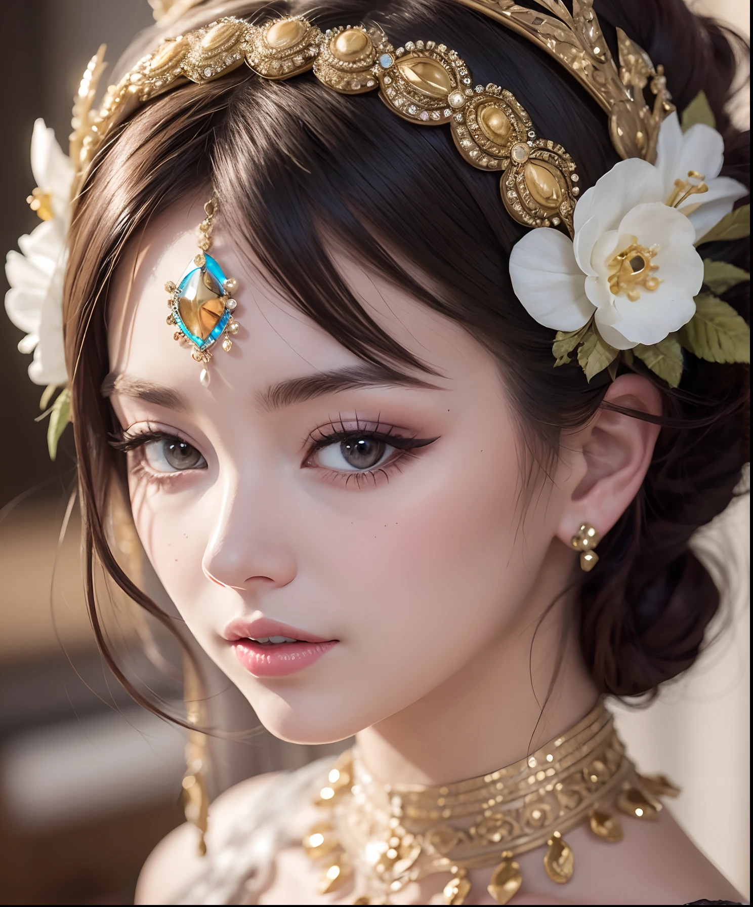 Just rocking this fabulous headpiece like a true fashionista! 💁♀️✨ Tradition meets style, and I'm loving every moment of it.
. --auto --s2
