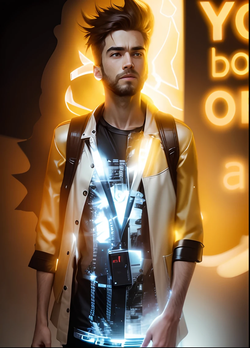 Change my Background And Flash Cw Power Electric Running Type Yellow Electric Cw flash running type beard Little Full My photo scan clearly Face Keep Same Give Me Flash Jacket Leather Cw flash season 2