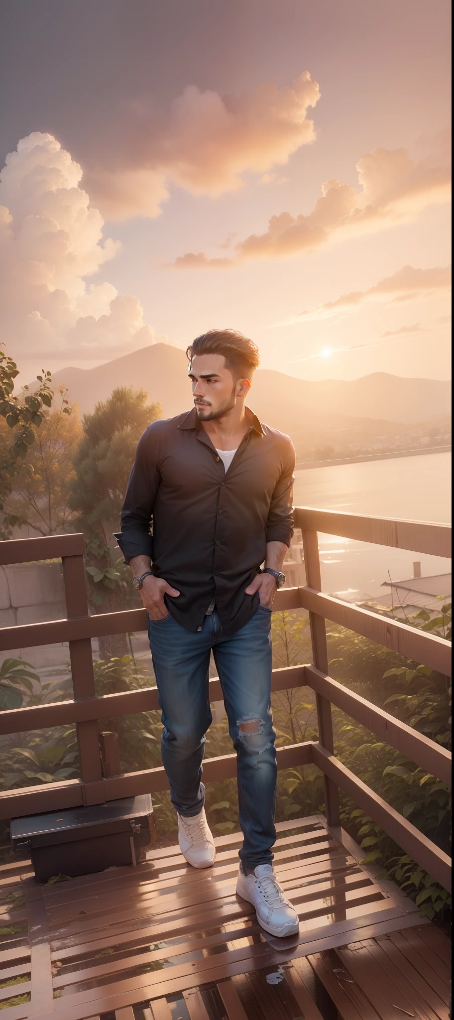 Change background handsome boy. Realistic face 10k ultra realistic
