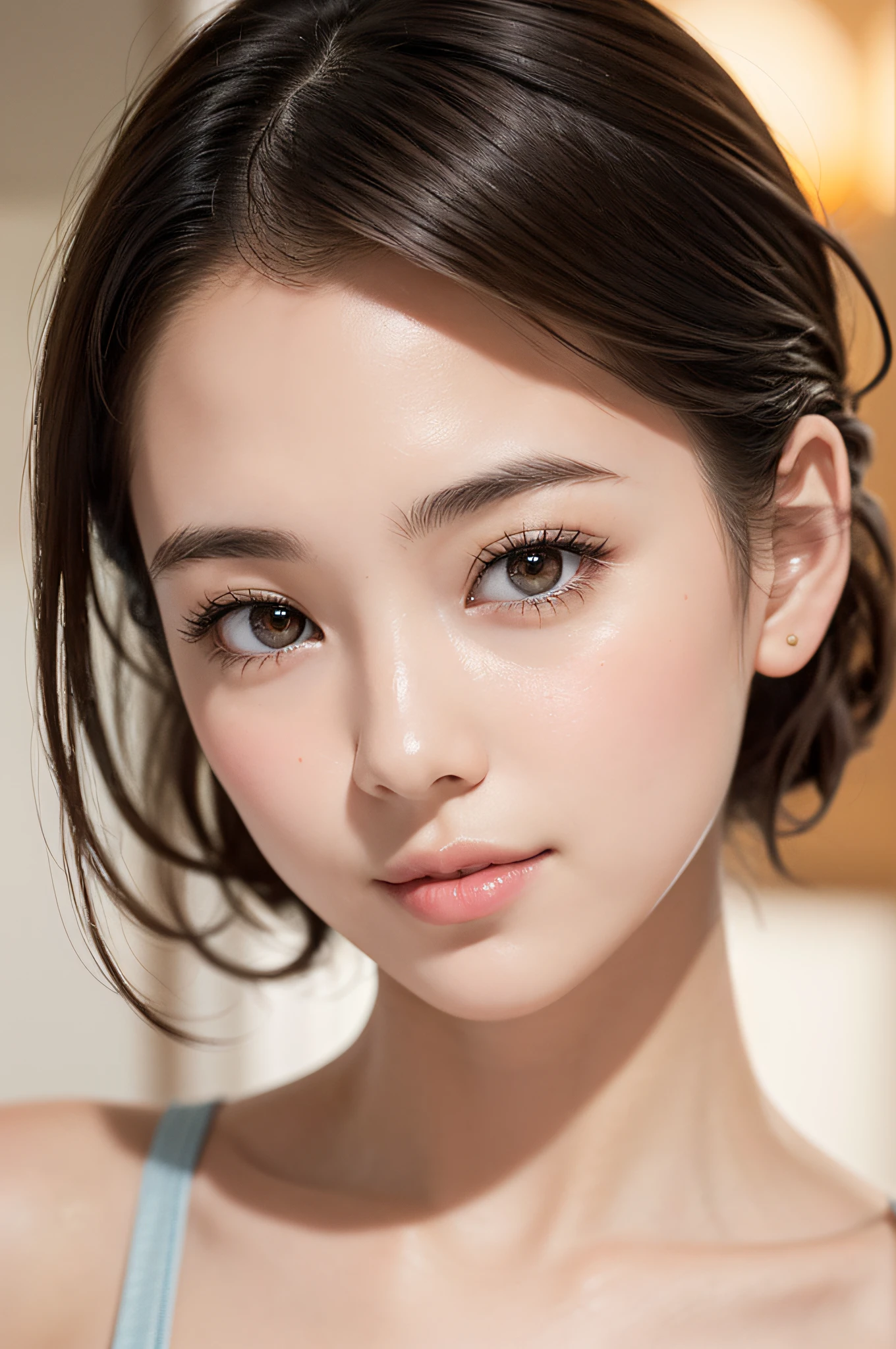 Beautiful woman、２０age、Photographic quality、Natural light、(フォトRealistic:1.4)、(Highest quality:1.2)、(Ultra-high resolution:1.2)、8K、RAW Photos、Realistic、High Detail、Film Grain、Detail Skin、Symmetrical、Delicate skin、Real human skin、pores、Super detailed、Detailed、(masterpiece : 1.2)、((Having sex in the normal position))