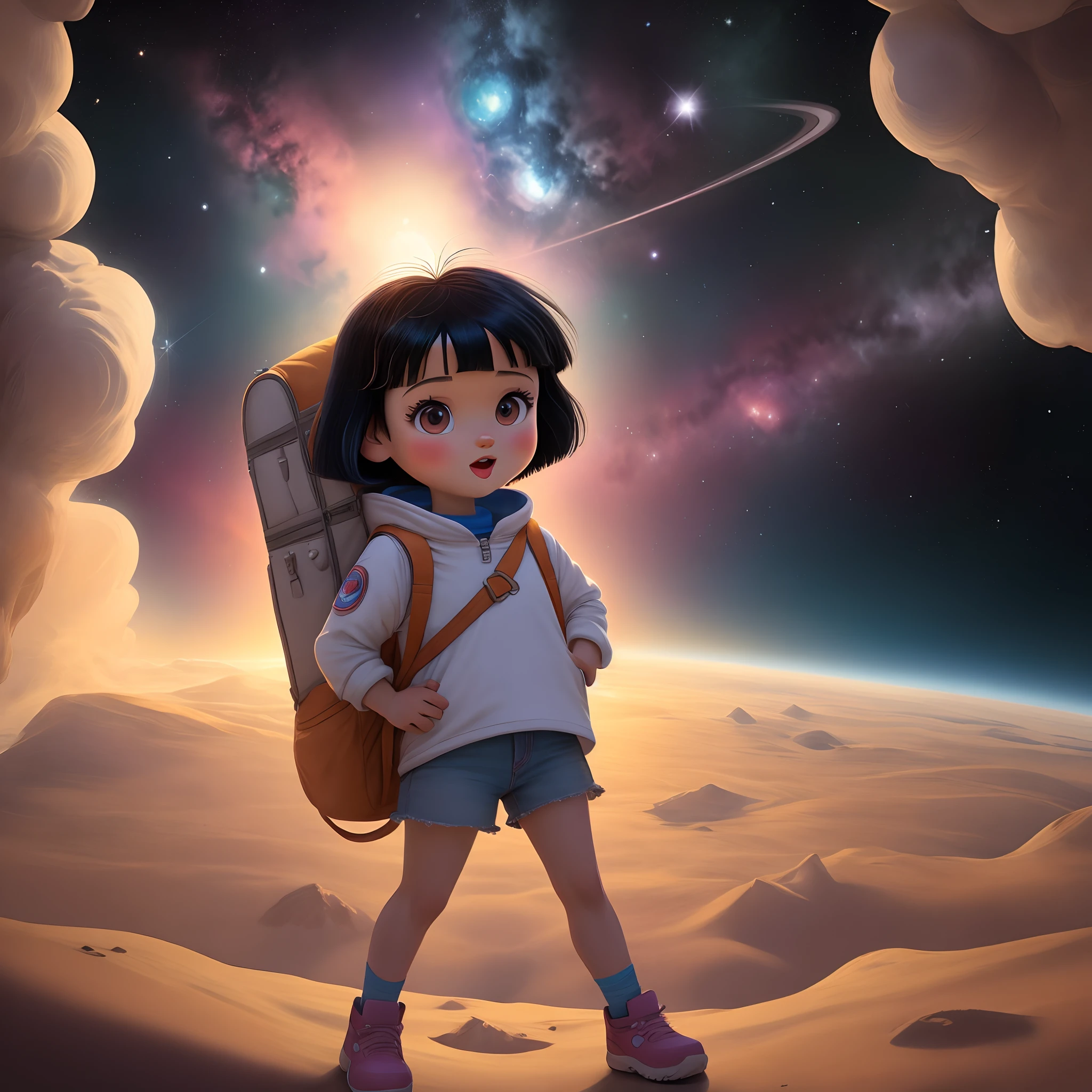 Dora the explorer in space