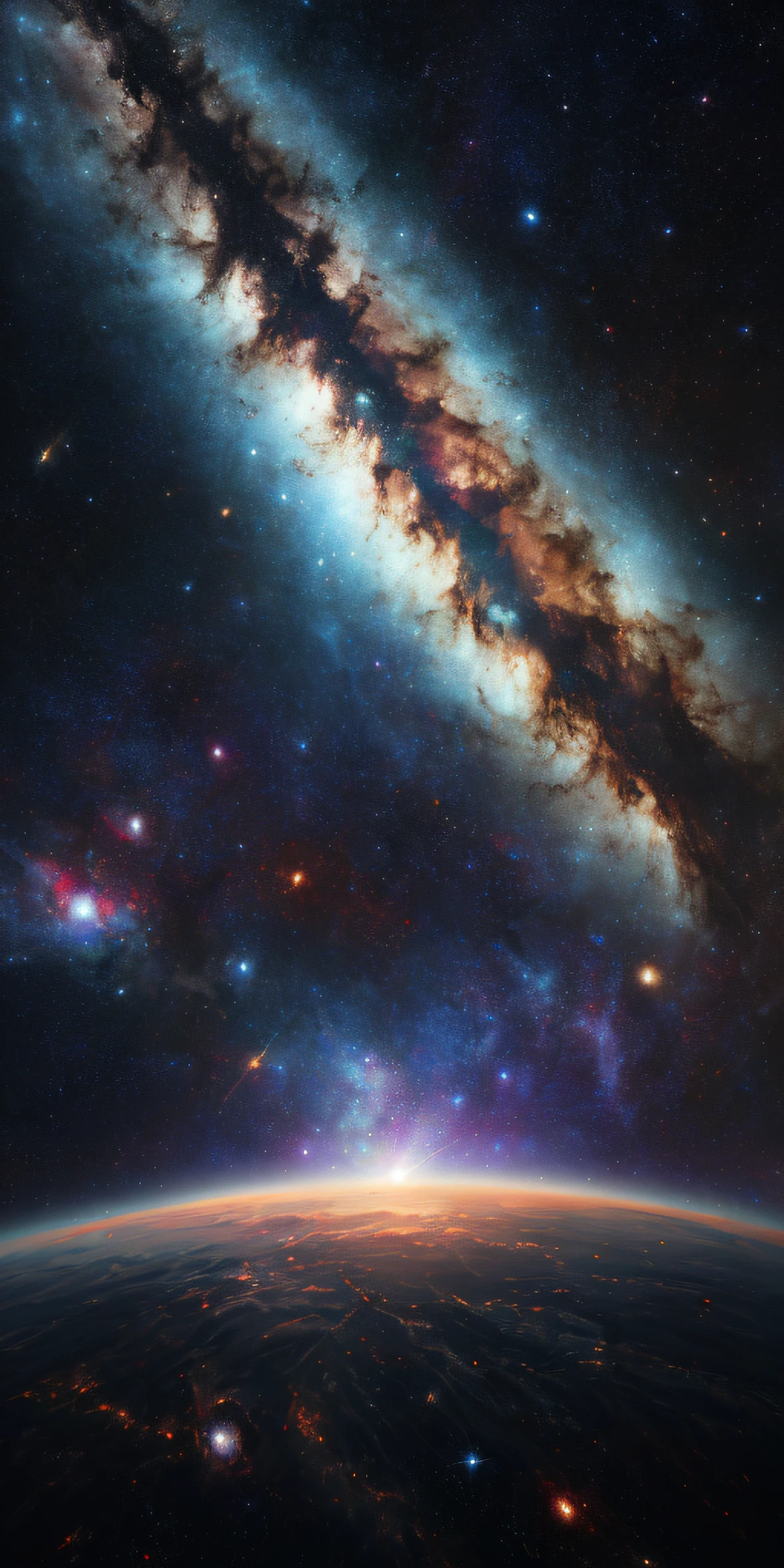 masterpiece, best quality, high quality, extremely detailed CG unity 8k wallpaper, Depth of Field, HDR,,Photorealistic,extremely detailed, Intricate, High Detail, universe, space, galaxy, stars, planets, astronomy, cosmos, celestial, nebula, black hole, solar system, cosmic rays, supernova, deep space, astronomical objects