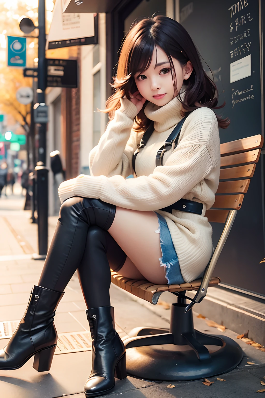 Black boots, 耳环