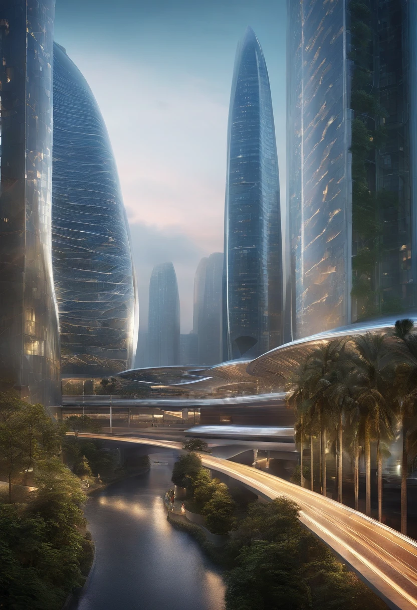 city   of the future, which uses the most advanced technologies and innovations to create a sustainable, comfortable and environmentally friendly environment. Specify, What changes have occurred in the infrastructure, Transport, accommodation, Education, Health and Public Relations, to create the perfect place to live and work."