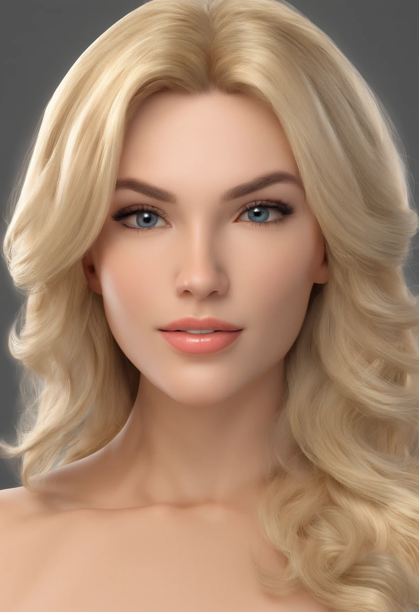 Naked-breasted beauty blonde royal sister completely naked