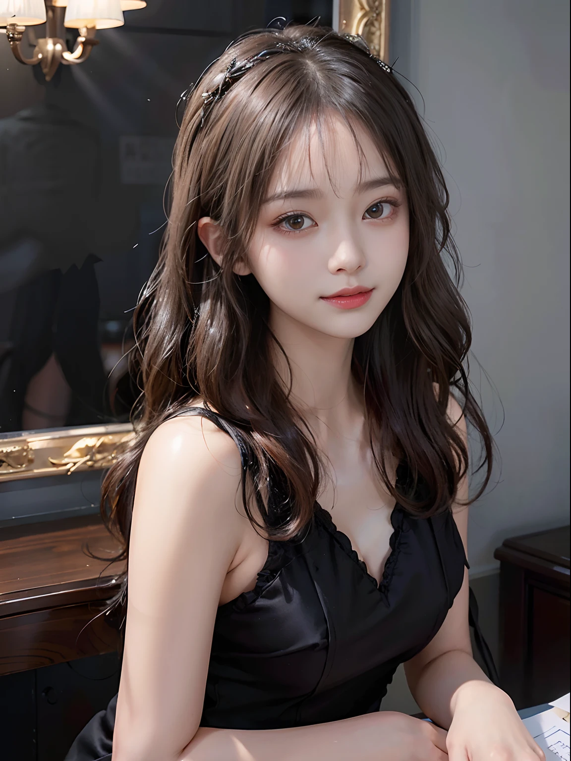This beautiful girl is、He has a very well-formed face.、Features high, crisp cheekbones。Her eyes are big.、in deep black color,、There is a glow in the eyes like a shining star。Her hair is、Smooth as silk and、Black hair yet has a healthy sheen。
The skin is smooth like milk color、It is uniform as if there are no shortcomings。Her smile is charming and、Reflects a calm and gentle personality at all times。Her attire is、Elegant and sophisticated、Hipster yet has a classic style。The personality is knowledgeable and intelligent, yet、Full of compassion and kindness。