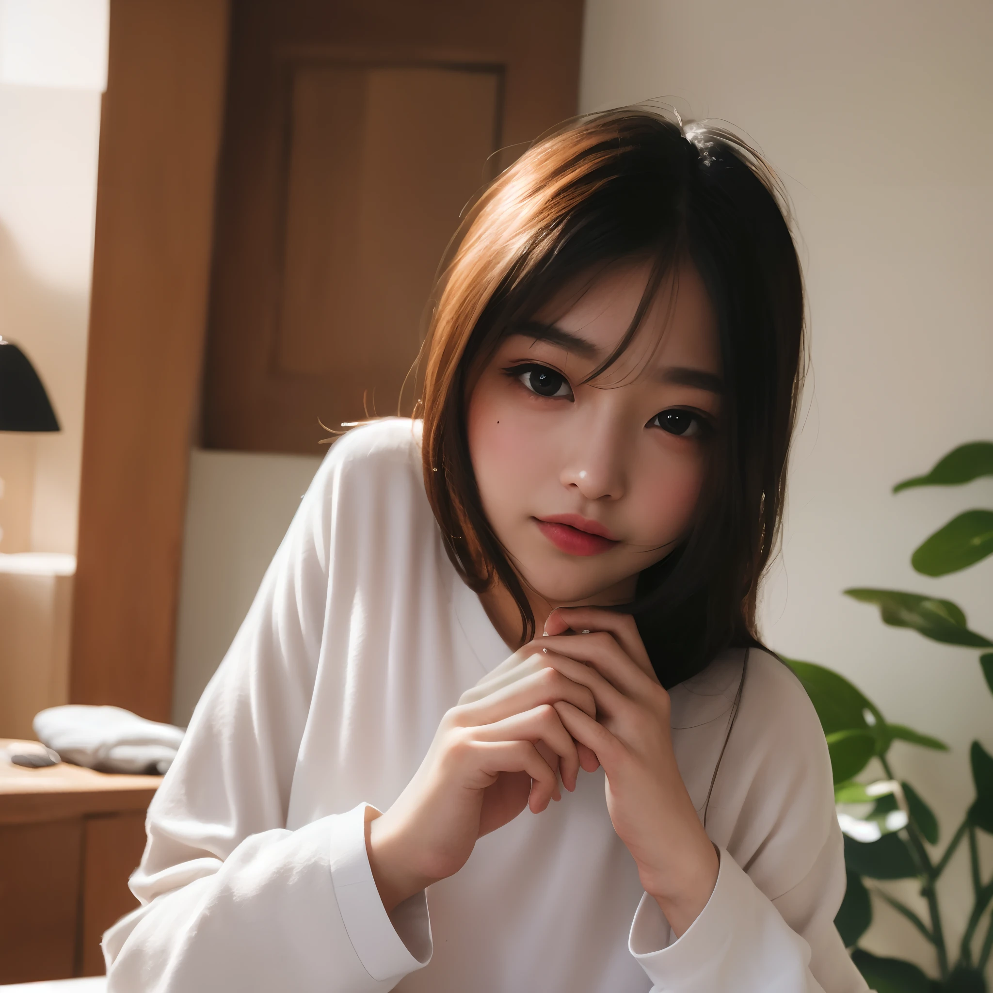 Background room、1人、Luxury pajamas、blanche、Noelo、