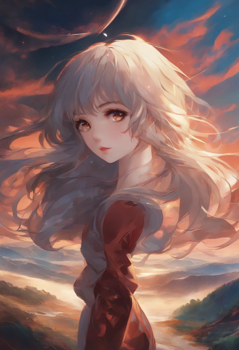 Perspective face anime