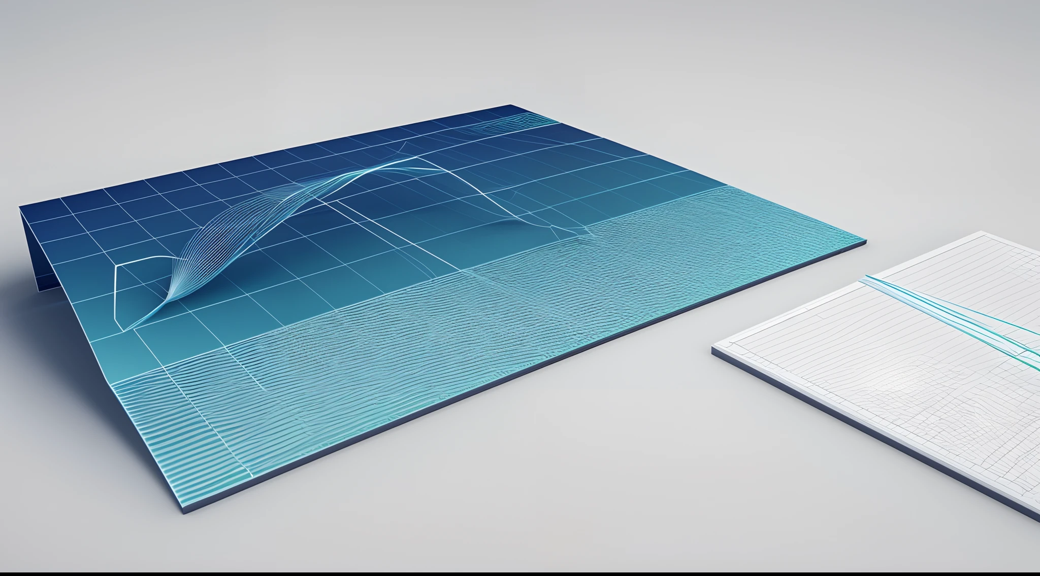 Engaging 3D visualization featuring stunning graphs、glinting