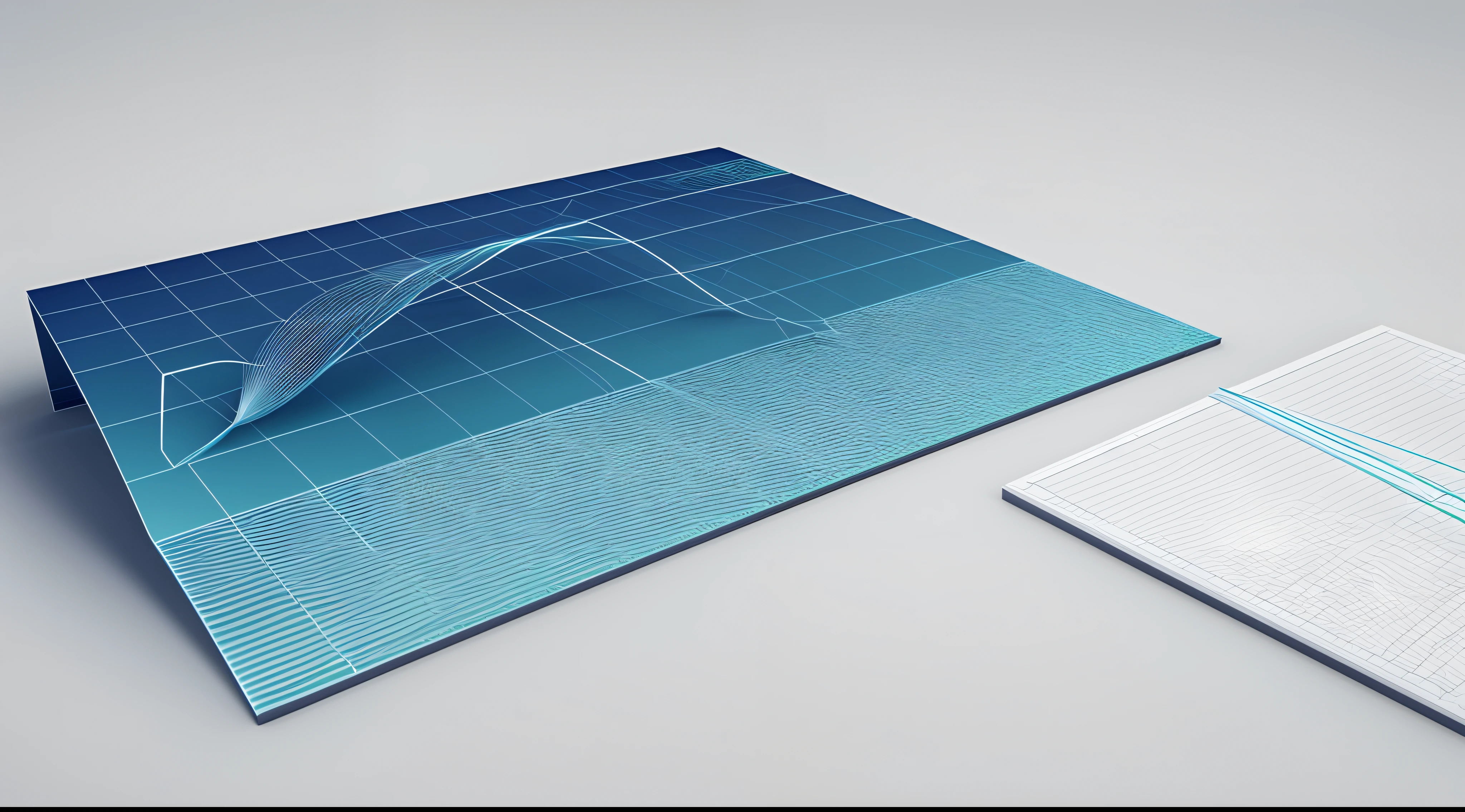 Engaging 3D visualization featuring stunning graphs、glinting