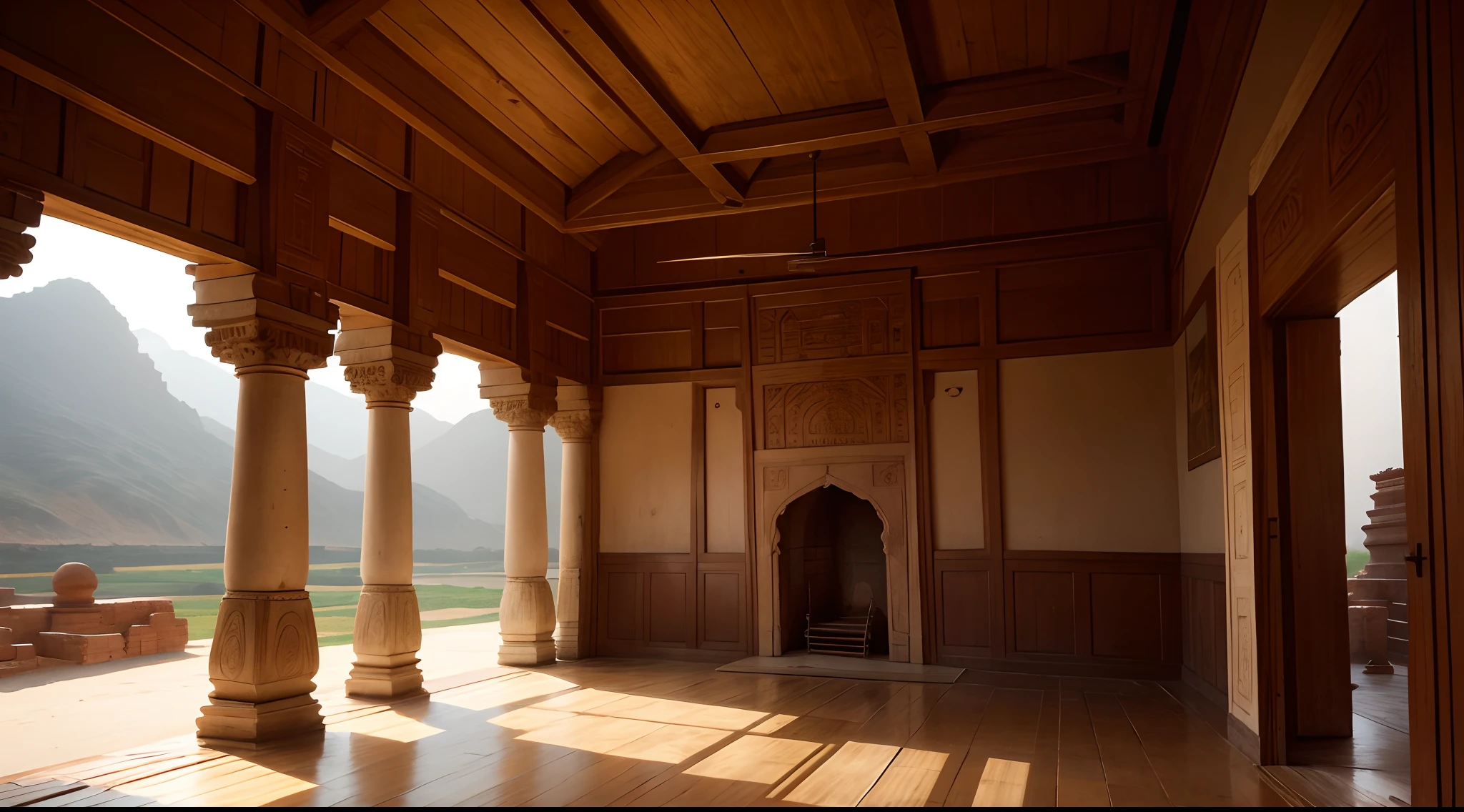 india ancient trade post, interior