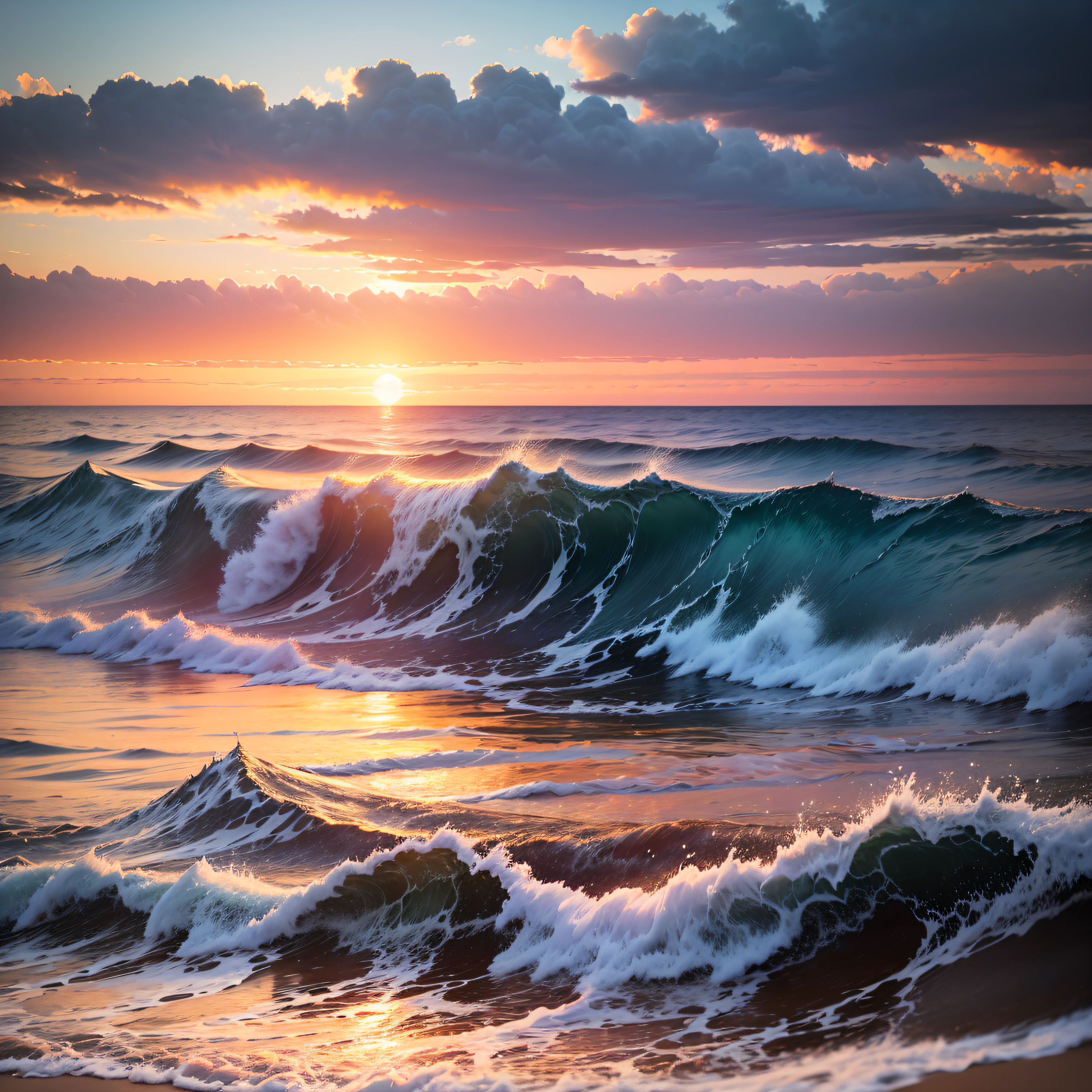 sunset over the sea	sky, sea, water, ocean, blue, sunset, nature, cloud, sun, abstract, landscape, clouds, horizon, wave, sunrise, beautiful, beach, seascape, summer, waves, reflection, weather, evening, light, beauty