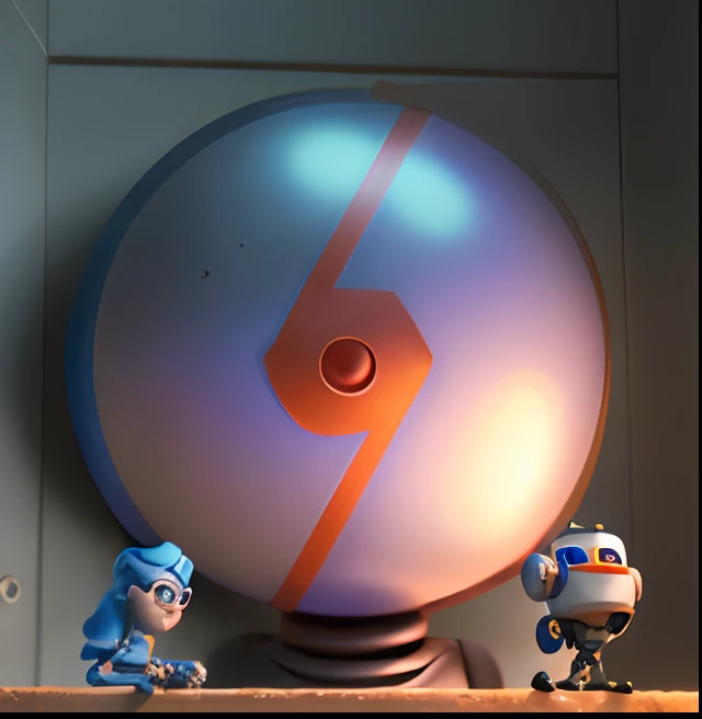 A brave and adventurous Disney Pixar man, robot and woman collaborating looking at the attached image, professional, and a determined mood, Disney, 8k,