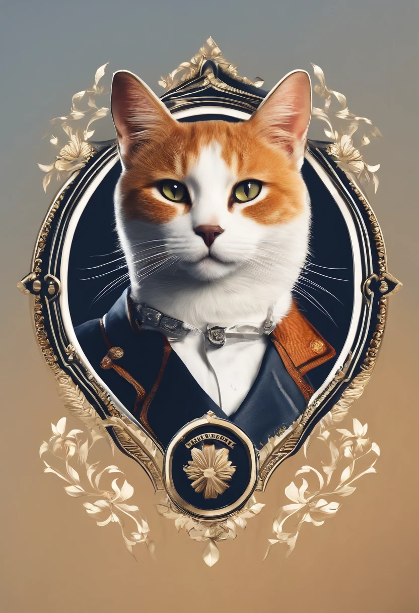 Men's clothing brand logo、Related Cats、Emblem of men's clothing brand of excellent quality、Spectacular designer、Detailed, Modern and excellent quality Full HD 9k、natural soft light