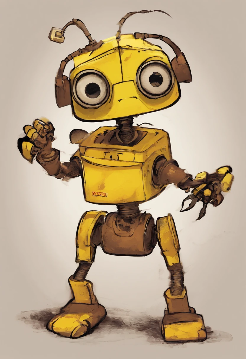 The base is taken from Springtrap from "Five Nights at Freddy's 3". This is an endosuit, which looks quite old and worn out, with visible wires and mechanisms.
Costume increased to 2,5 meters, which makes it imposing and exciting. It also increases the physical strength of the suit.
In the color palette "Wall-ee". The main brown color of the Springtrap is replaced by rust and yellow color WALL-E, Creating a sense of antiquity, But a friendly robot.
The head and arms of the costume are decorated with details from "Wall-ee". Wall-E's eyes replace Springtrap's standard eyes, Adding expressiveness. The head and arms are also taken from the WALL-E design, which makes the appearance of the endosuit more friendly.
The main functionality of the endosuit is preserved from Springtrap, But some innovations are added from "Wall-ee", including compact tools, Built-in arrows, and advanced eye-to-eye imaging systems.