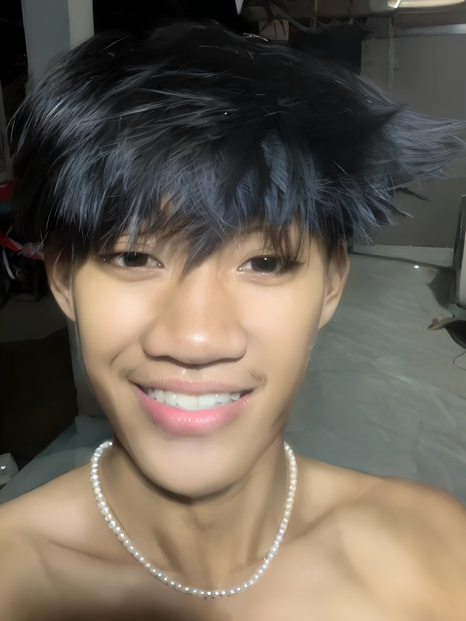 Anime boy, smile , nice hair
