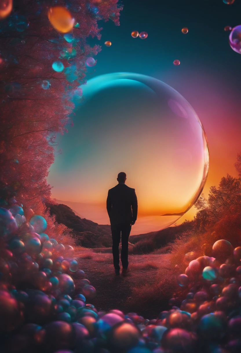 Computer user stuck in a filter bubble