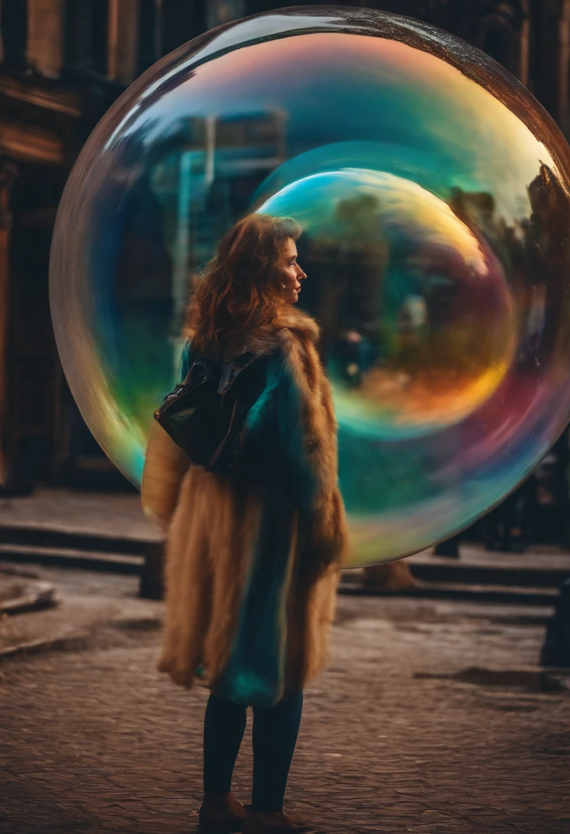 Computer user stuck in a filter bubble