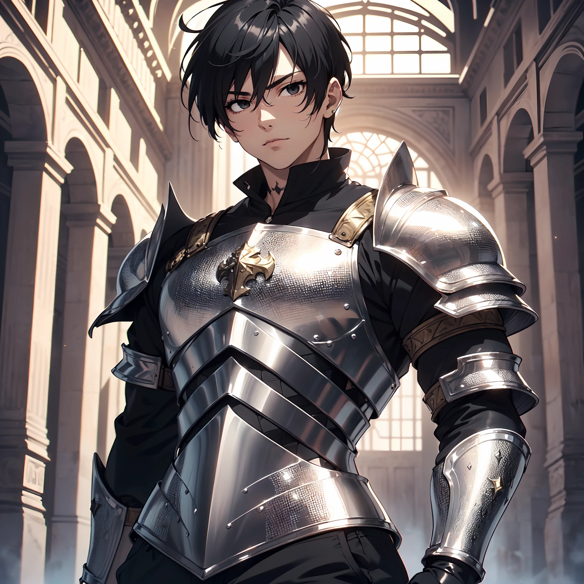 128K Ultra High Definition,
128K Ultra High Quality,
128K Ultra High Resolution,
Best Definition,
Best Quality,
Best Resolution,
Perfectly Detailed,
Perfectly Designed,
Extremely Detailed,
Extremely Designed,
Hyper Detailed,
Hyper Definition,
Hyper Quality,
Hyper Resolution,
Masterpiece,
(((Anime))),
Body Shot,
(((Boy))),
Handsome,
Muscular Body,
(((Black Short Hair))),
(((Black Eyes))),
(((Hyper Detailed & Perfectly Designed Platinum Armor Plates))),
(((Hyper Detailed & Perfectly Designed Engraving Jeweled Baron Armor))),
(((Inside Of Medieval Royal Palace Background Scenery))),
