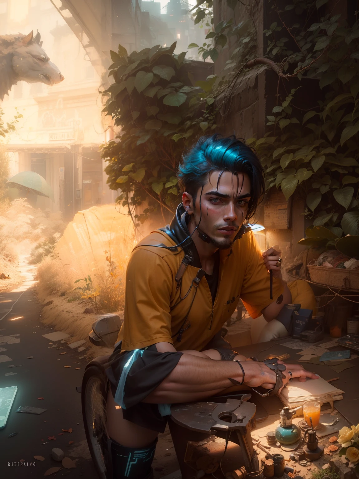 Change beckground cyberpunk handsome boy realistic fece 8k ultra