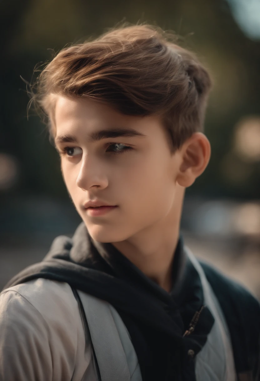 a cute 16 years old boy picture with 4k ultra hd background