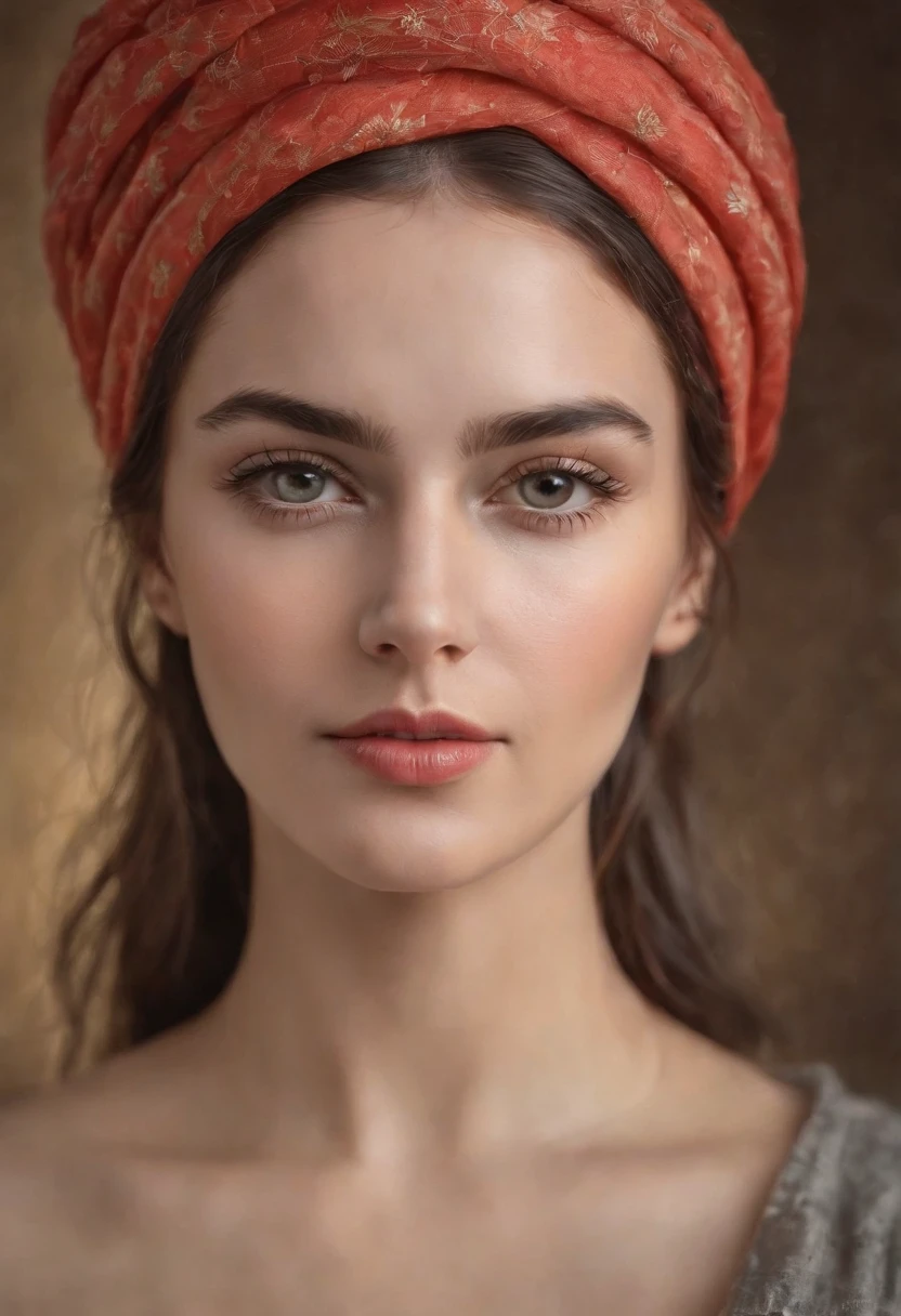 Un primer plano de una mujer con un turbante en la cabeza, Retrato muy bonito, Pintura digital ultra realista, Arte digital ultrarrealista, Arte digital ultra realista, Arte digital ultrarrealista, Hermosa imagen de retrato, 8k artistic portrait photography, Retrato impresionante, Hermoso retrato, Retrato suave disparado 8K, gorgeous face portrait, Hermosa foto de retrato, Arte digital altamente realista, Magnificent portrait 2 A close-up of a woman with a turban on her head, Una pintura fotorrealista de Irakli Nadar, Ganador del concurso CGSOCIETY, Arte digital, Retrato muy bonito, Pintura digital ultra realista, Arte digital ultrarrealista, Arte digital ultra realista, Arte digital ultrarrealista, Hermosa imagen de retrato, 8k artistic portrait photography, Retrato impresionante, Hermoso retrato