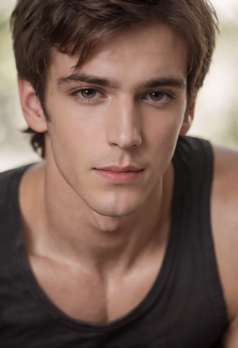 Sexy boy black underwear fair face hot sexy body boy imaginary handsome young clean face black eyes white boy brown hair