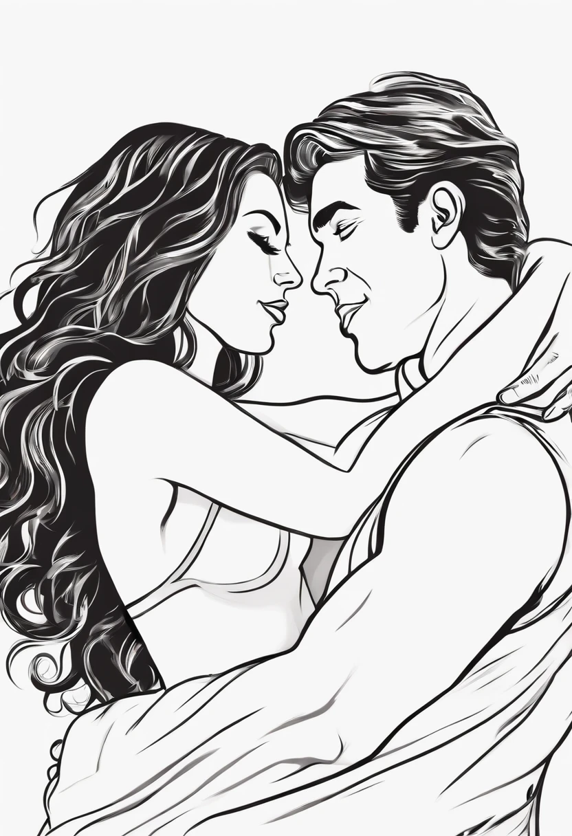 A man having sex with a hot and sexy woman