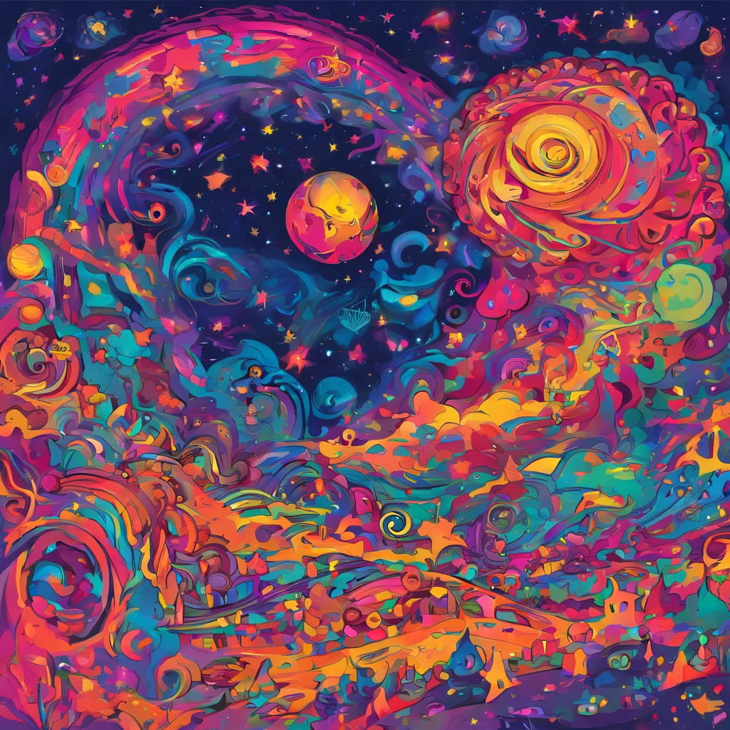 in the quiet night sky, the stars of the sky play with each other, the small eyes of the squatting, it seems to be watching all kinds of interesting and beautiful scenery on the earth!